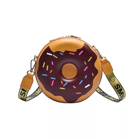 Brown Donut 🍩 Crossbody Clutch bag - Picture 2 of 5